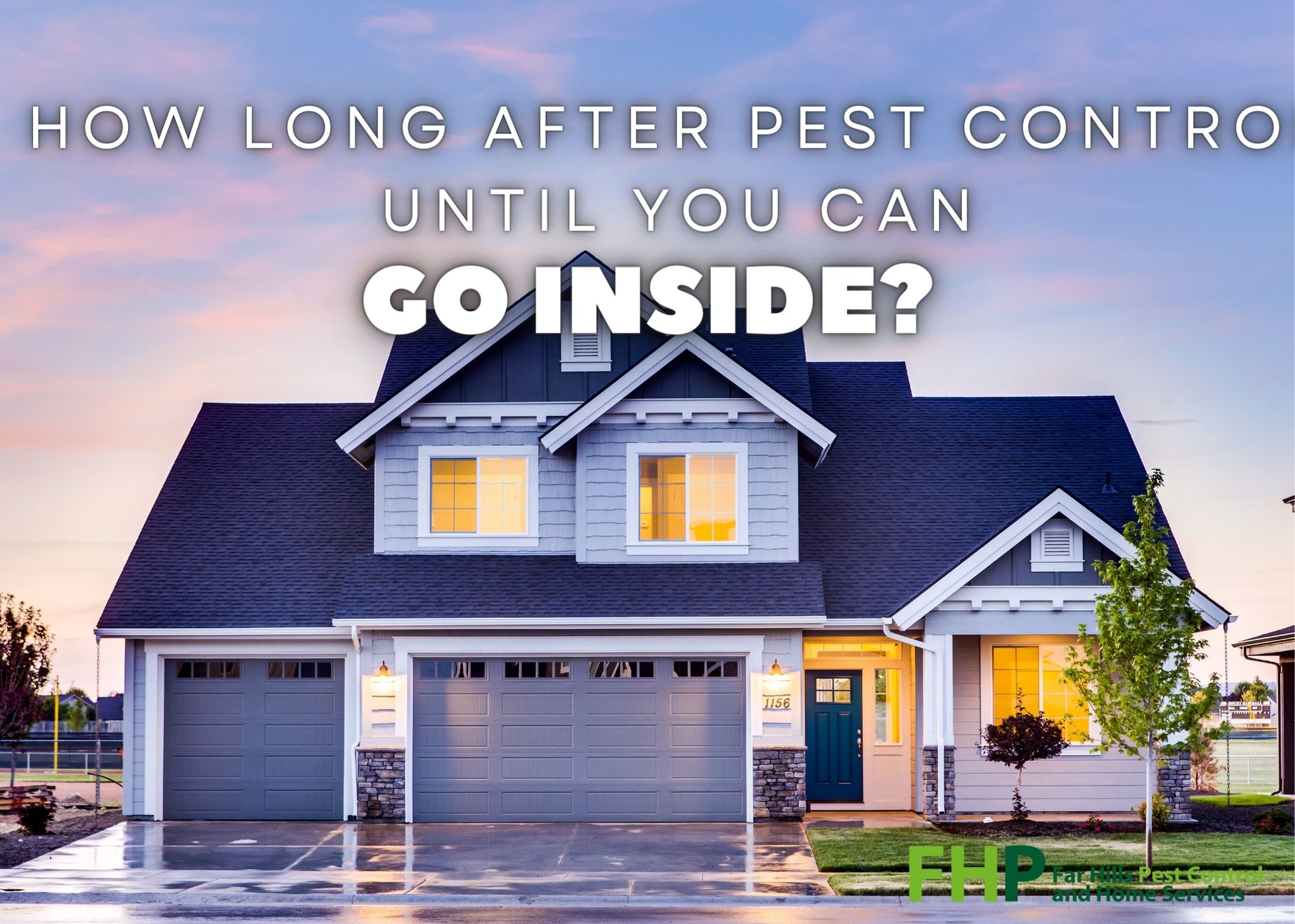 How Long After Pest Control Until You Can Go Inside?